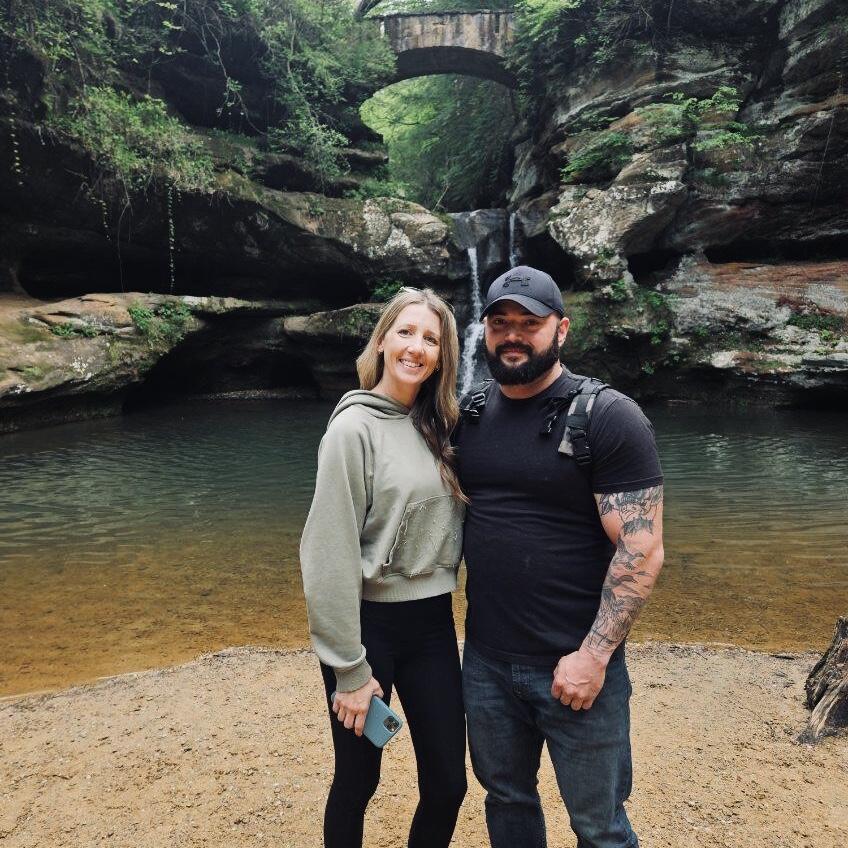 Our first time at hocking hills together ❤️
