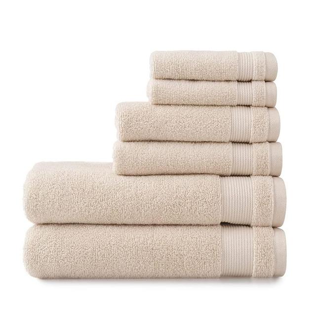 Cotton Bath Towels Set of 4, Ivory Bath Towel,55x27.5Large Size