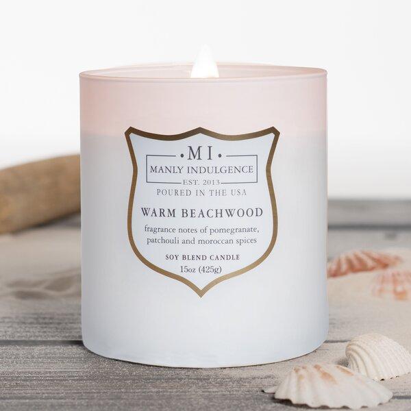 Signature Warm Beachwood Scented Jar Candle