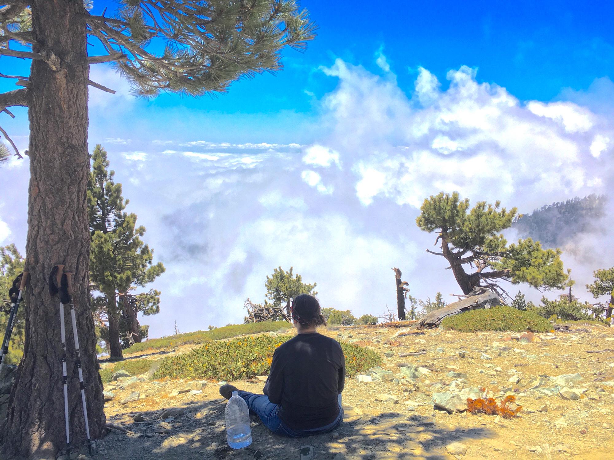 Half way point to the top of Mt. Baldy. We stopped to enjoy the view