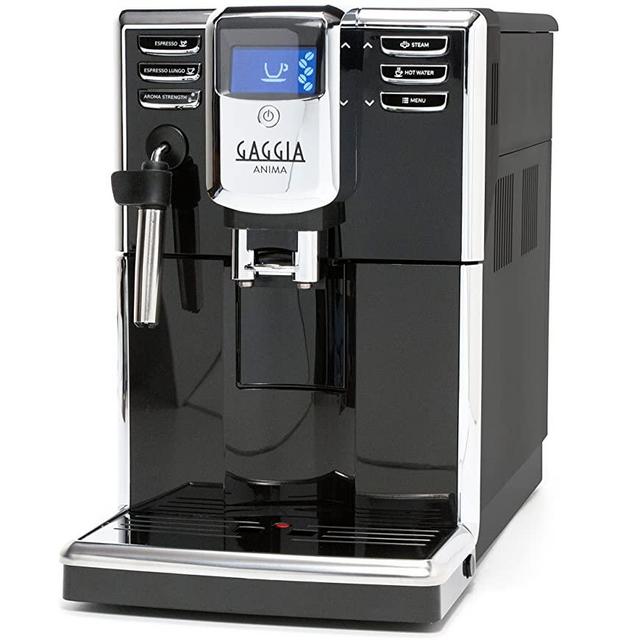 Gaggia Anima Coffee and Espresso Machine, Includes Steam Wand for Manual Frothing for Lattes and Cappuccinos with Programmable Options