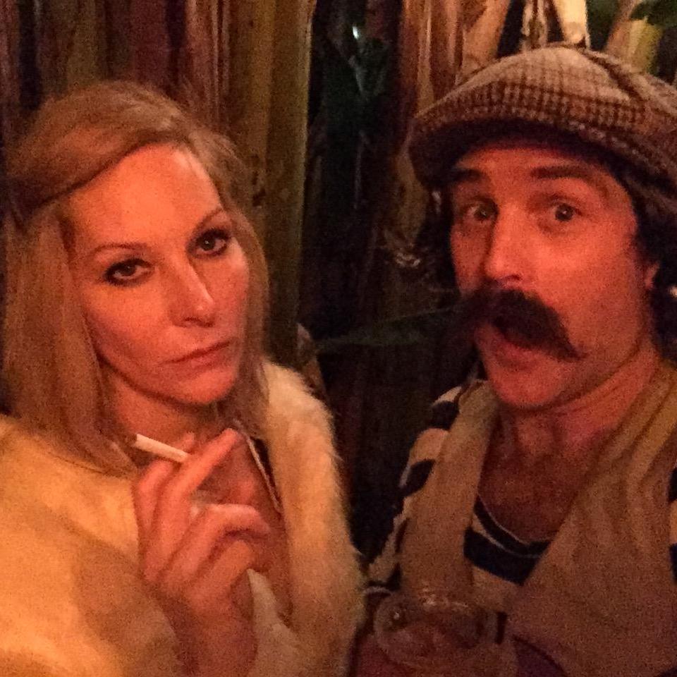 Margot Tenenbaum & standup legend Gallagher on Halloween