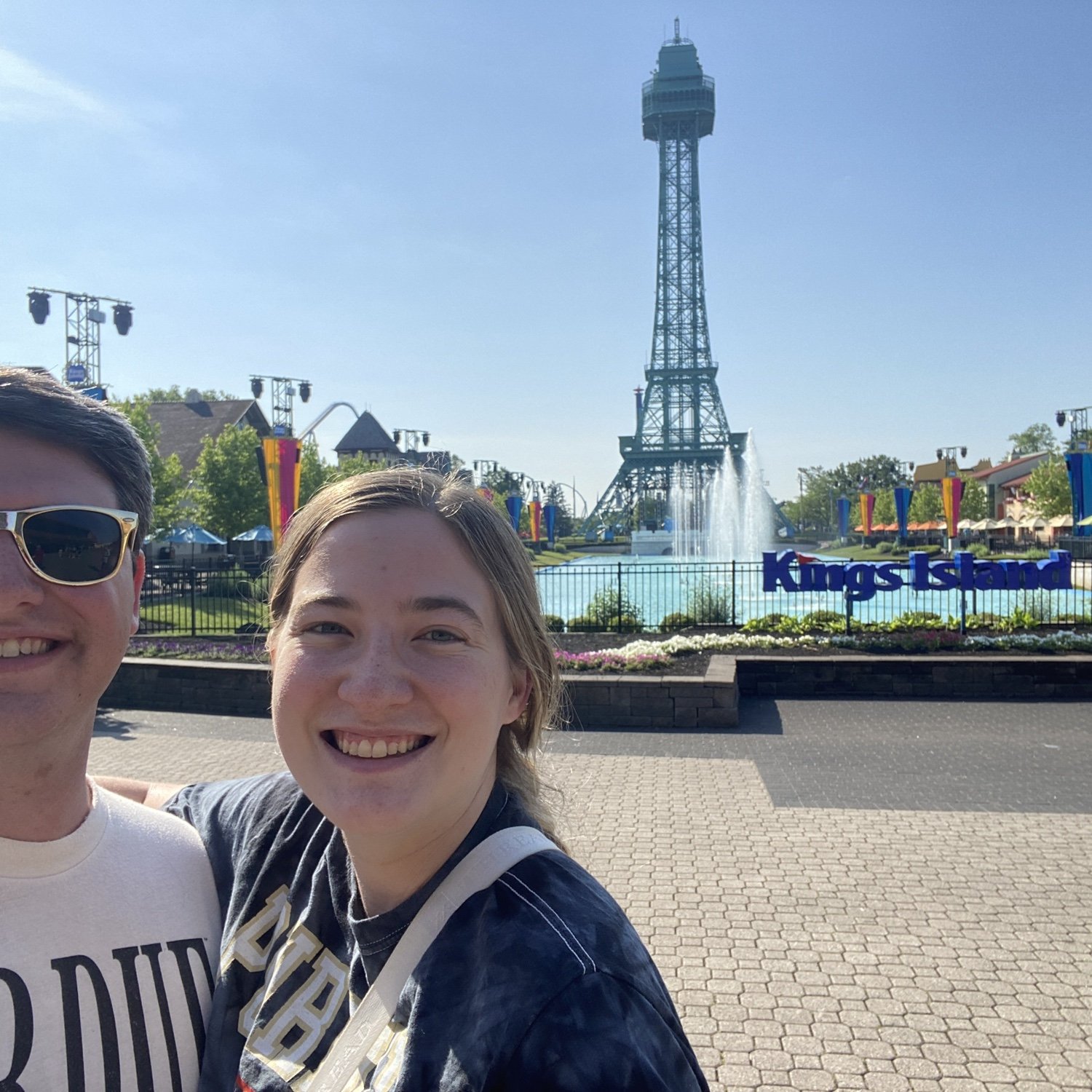It's not Paris, it's Kings Island! Lots of roller coasters to celebrate the end of our college careers.