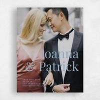 Blue Wedding Save the Date - Incanta Photo