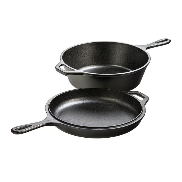 Lodge 2 Piece Cast Iron Combo Cookware Set