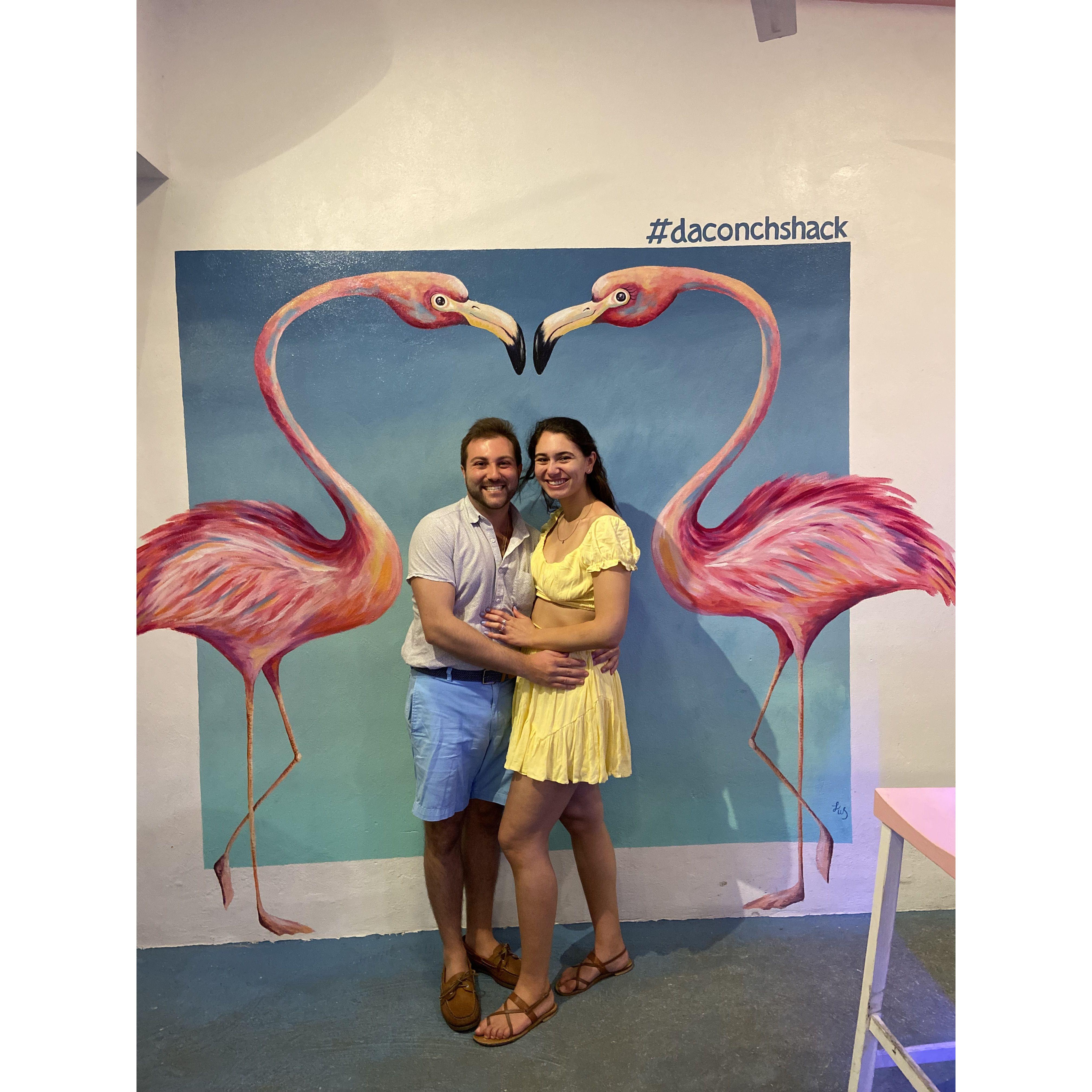 Our first international trip together to Turks & Caicos.