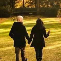 Such a cold day for our engagement shoot!