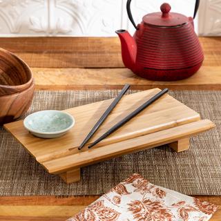 Bamboo 3-Piece Sushi Board Set