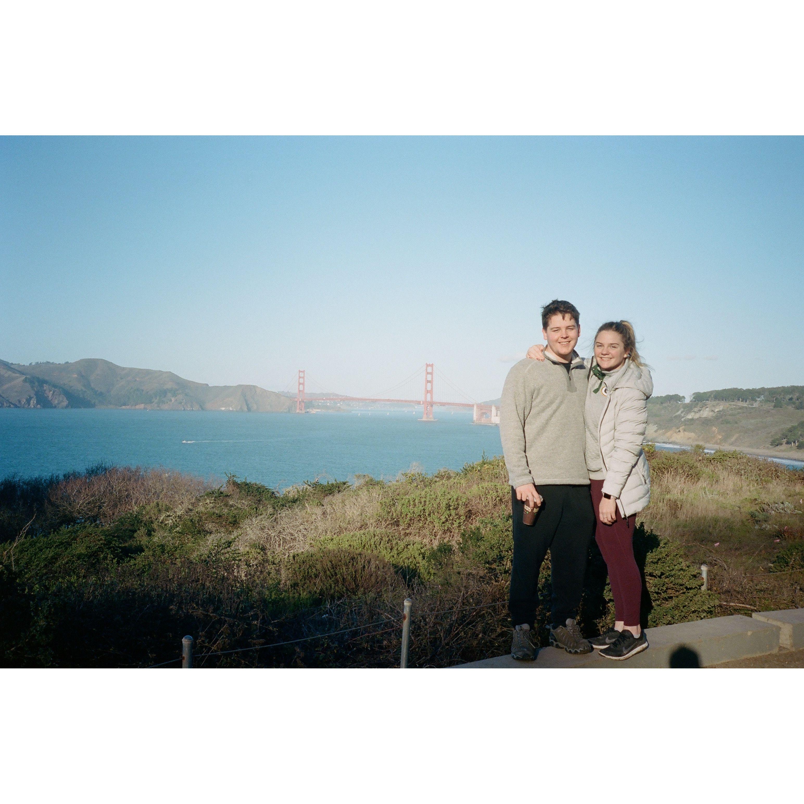 Hiking at Land's End by the Golden Gate Bridge - Spring 2020