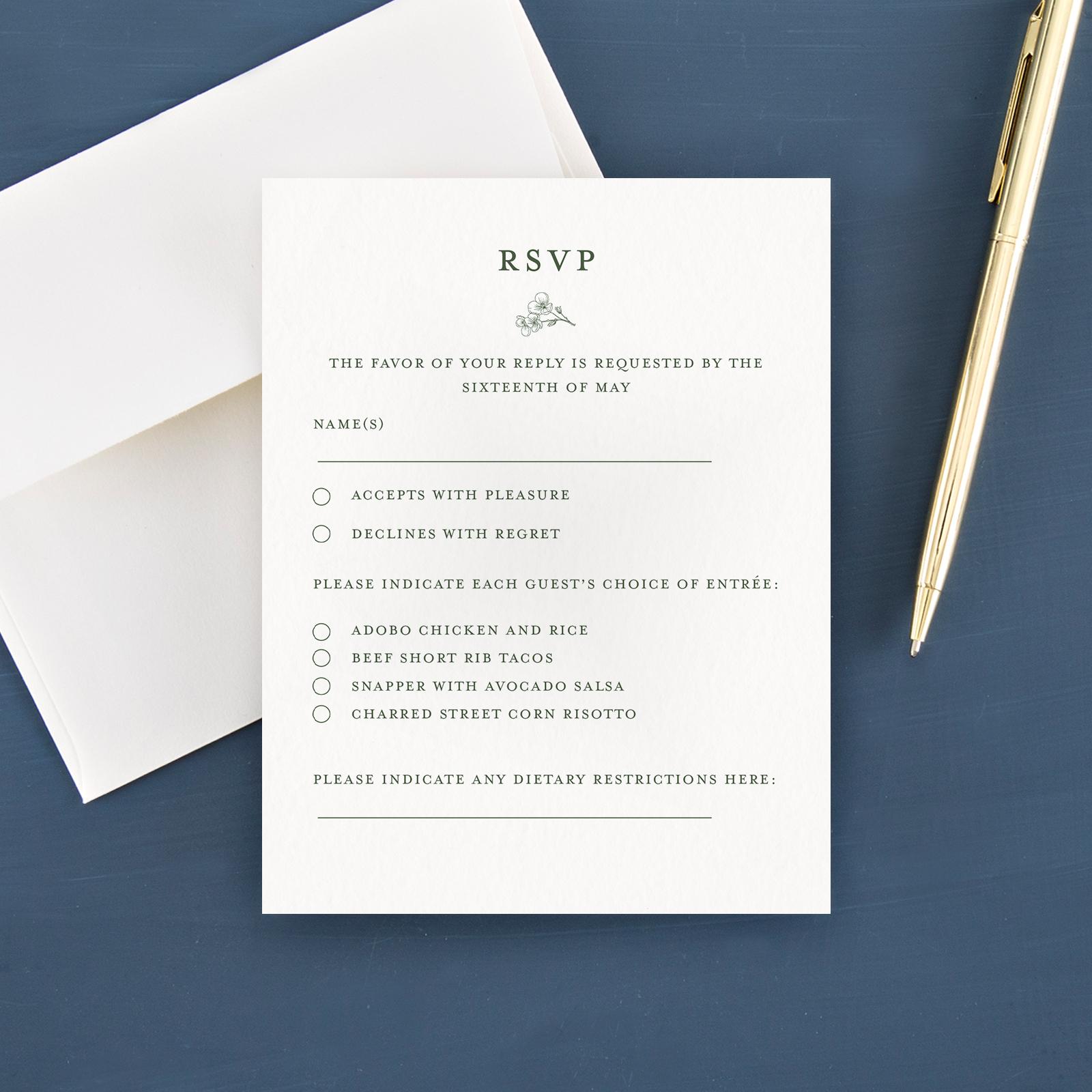 Zola Wedding Invitations Millbrook Portrait