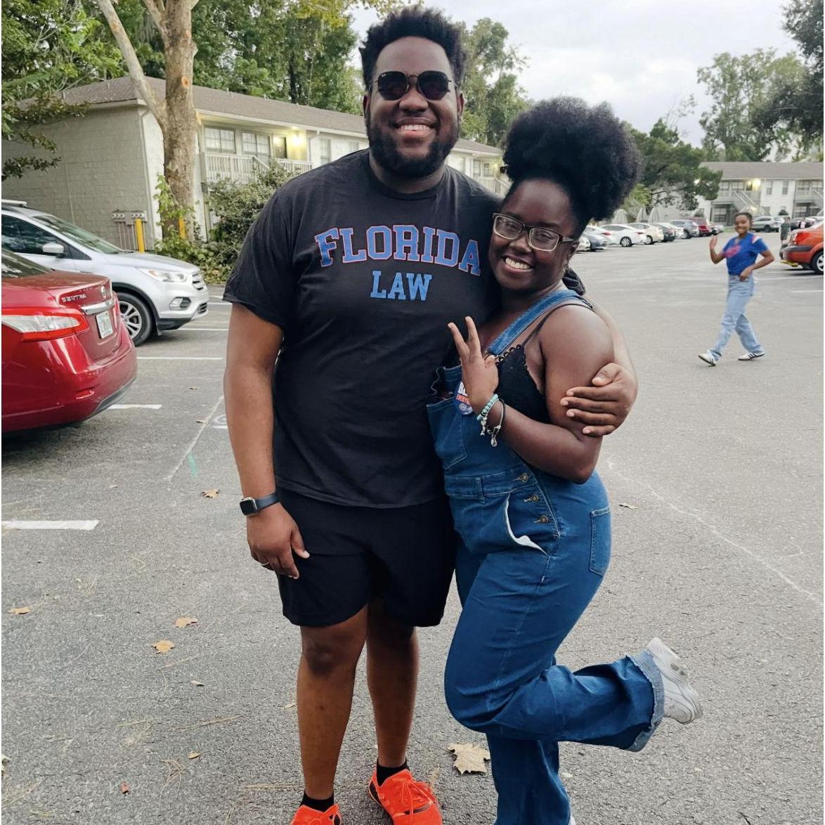 Whitney's first UF football game feat. our future bridesmaid!