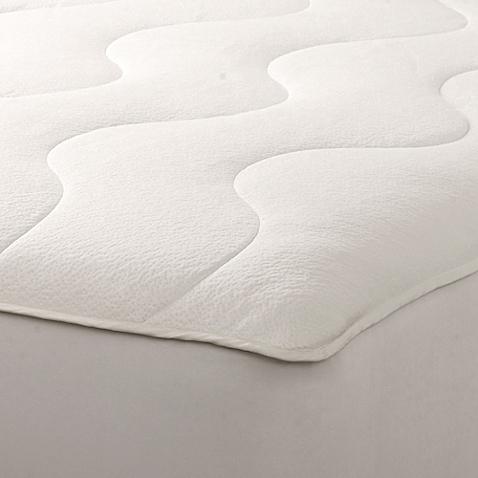 Jacquard Knit-Top Waterproof Queen Mattresses Protector in Ivory