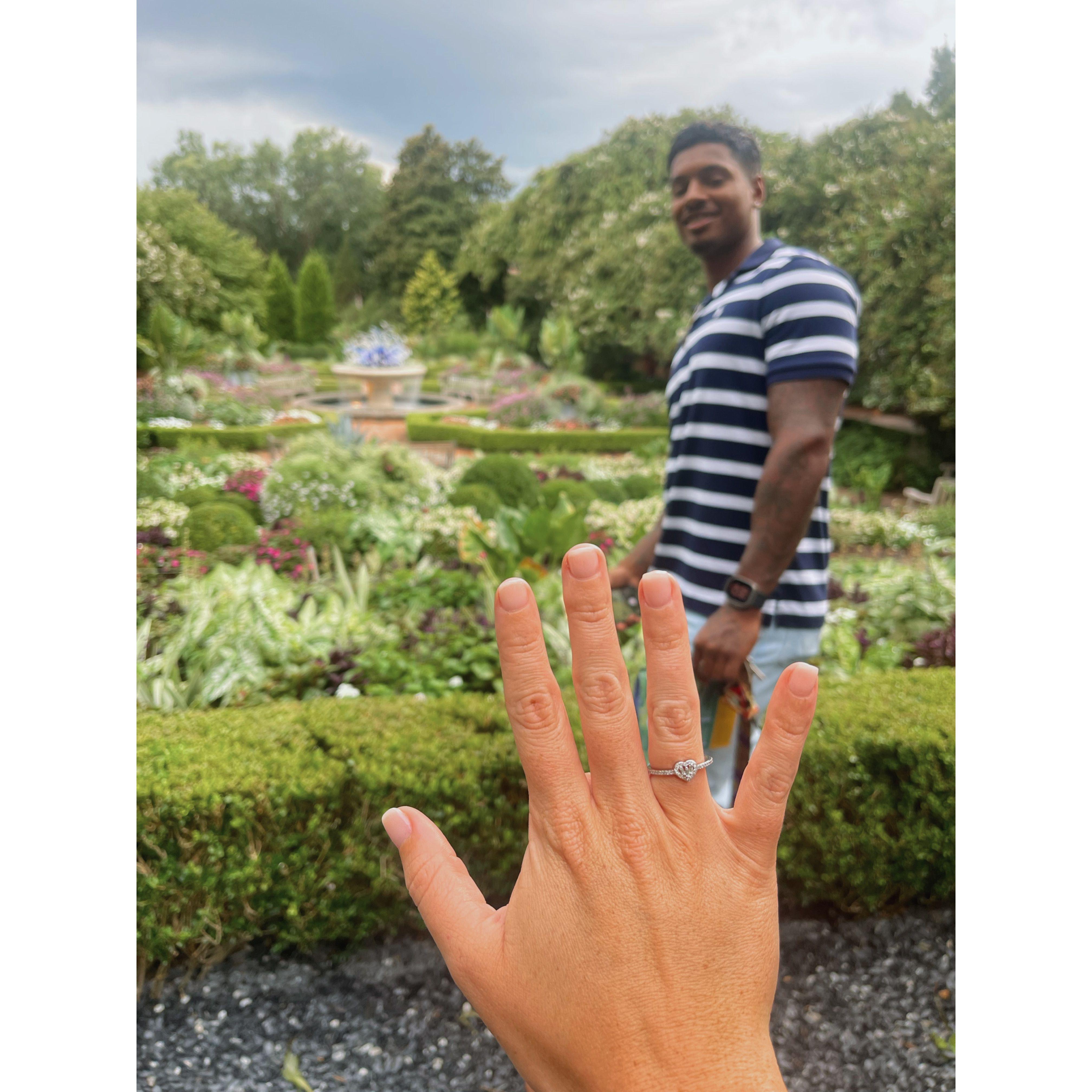 J'Lee planned the most special date for us, and gave me the most beautiful promise ring. It didn't take long for us to know that we would be together forever!