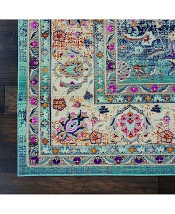 Long Street Looms Era Tabriz ERA01 Blue 8'10" x 11'10" Area Rug