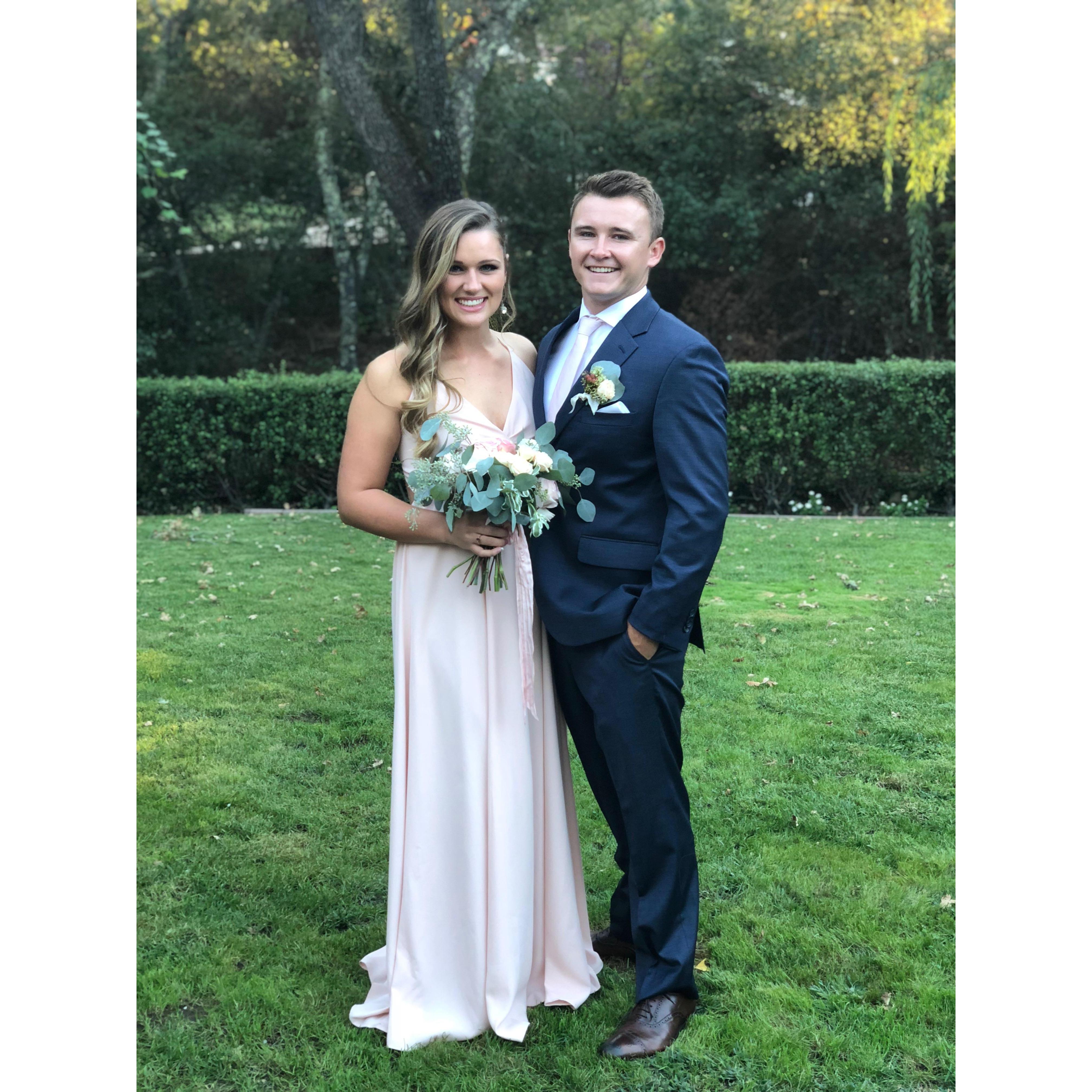 Kooper and Cheyenne's wedding October 2018