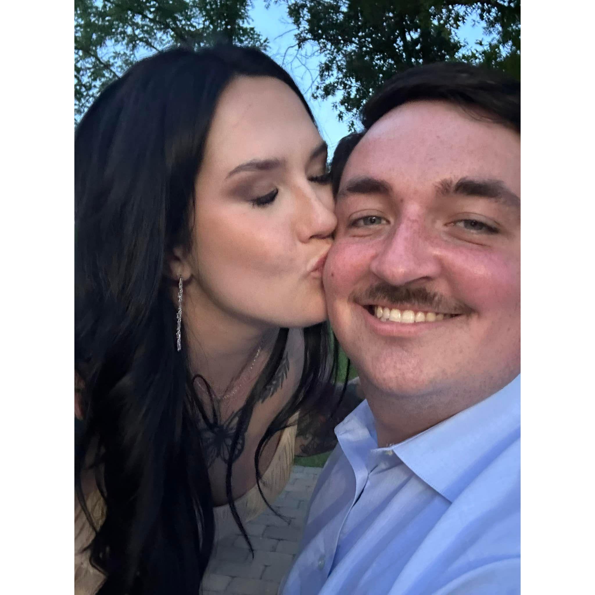 A snap from Dani and Dylan's wedding in May of 2024