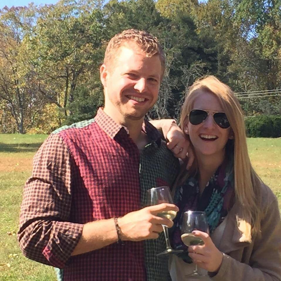 Our very first photo together at Paradise Springs Winery in Clifton Fall 2015
