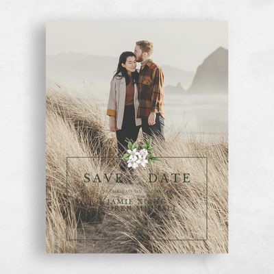 Deep Forest, Green Wedding Save the Date - Foxglove Photo