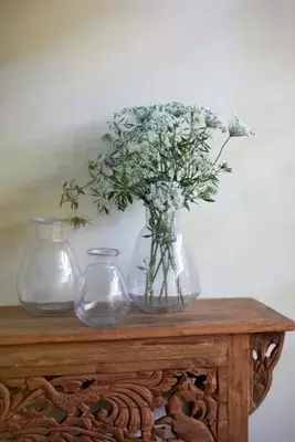 Flower Shop Bubble Glass Vase