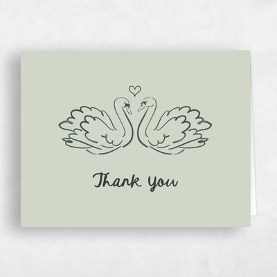 Deep Forest, Green Wedding Thank You - Somero Landscape