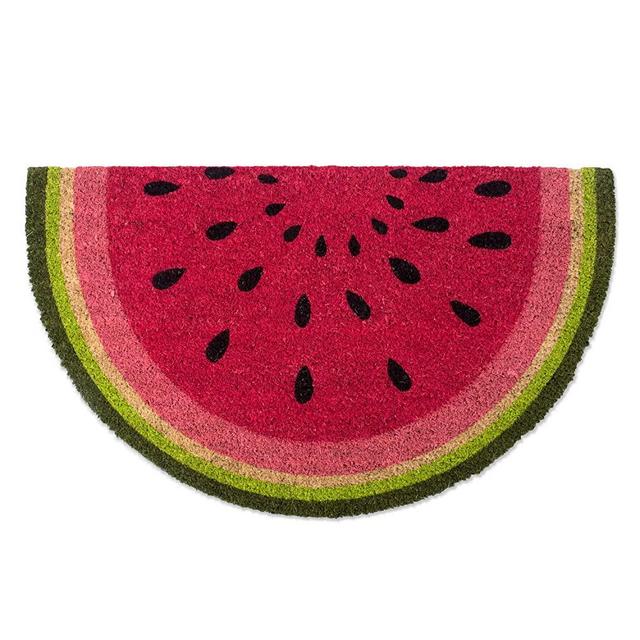 DII Indoor/Outdoor Natural Coir Fiber Spring/Summer Doormat, 18x30, Watermelon