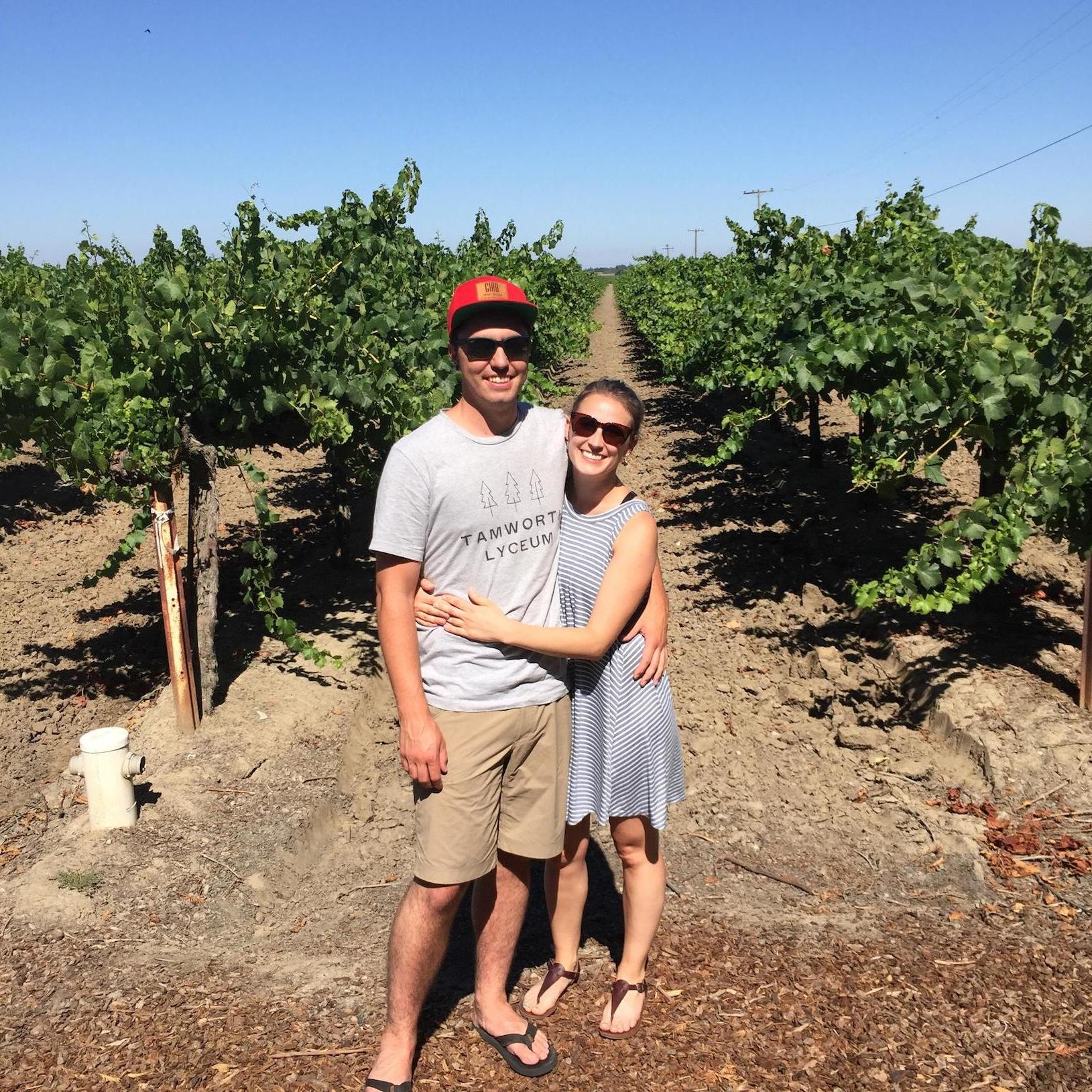 Cheesin' at the end of a magical day in the Lodi region of California (#betterwinecountry).