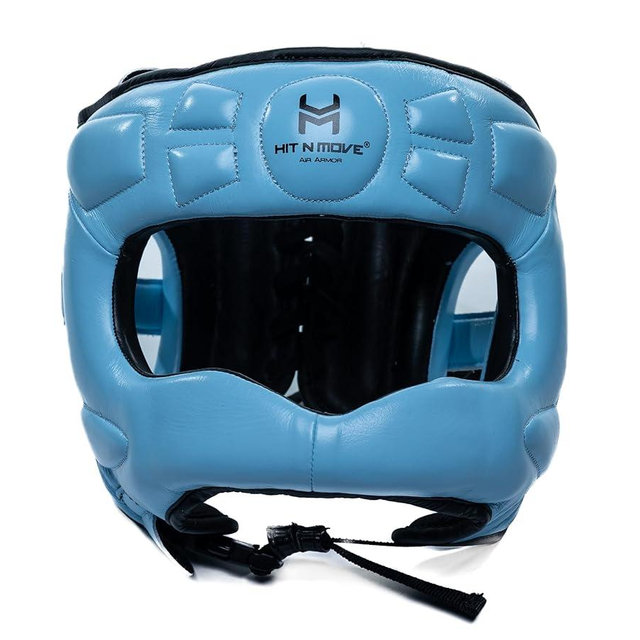 HIT N MOVE® Air Armor Face Saver Boxing Headgear, Lightweight Protective Gear for MMA, Kickboxing, Martial Arts, Training & Sparring and Combat Sports
