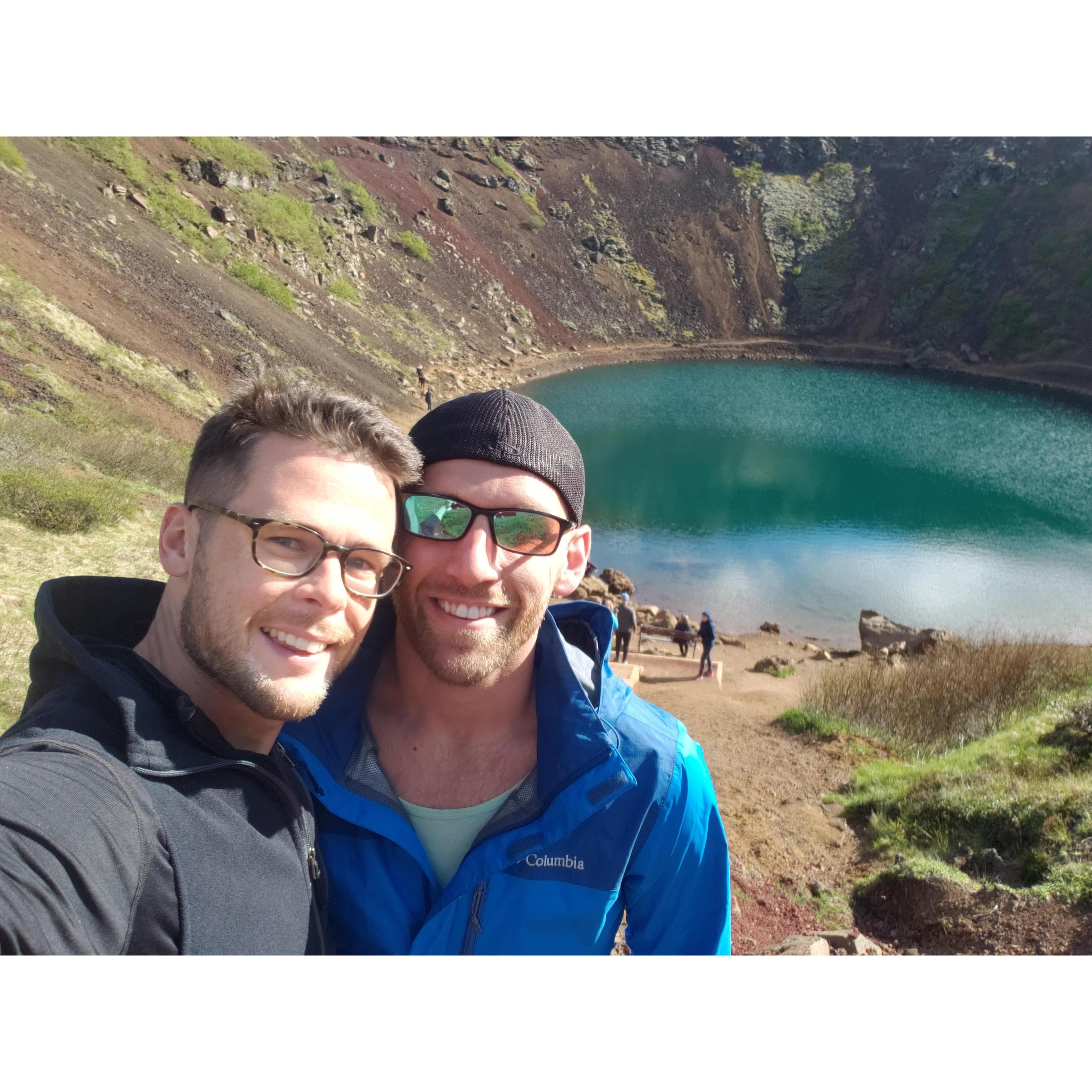 Crater Lake, Iceland