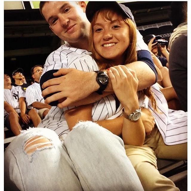 Our first of many Yankee game