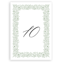 Table Number