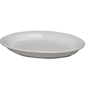 Fiesta 9 5/8 Inch Small Oval Serving Platter, White | Fiesta