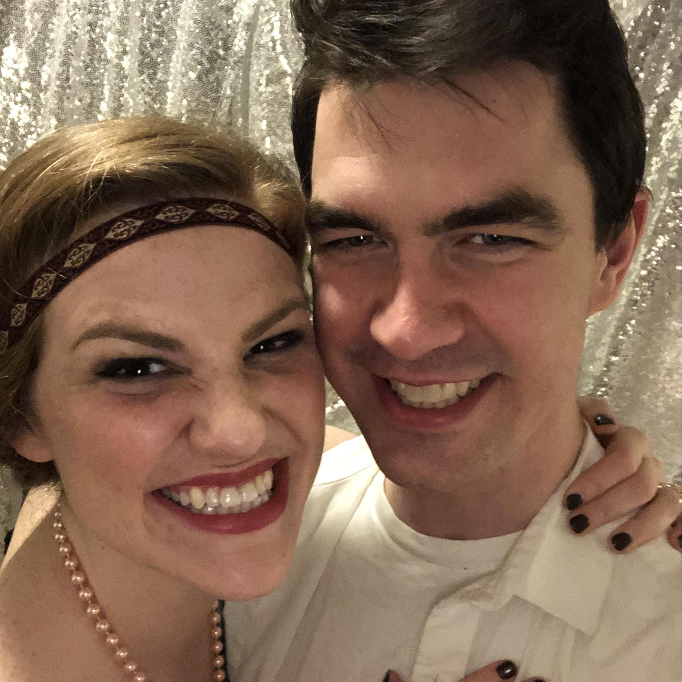 THERE HAS BEEN A MURDER. Sean played a well known crime boss and I was his dance-marathon-winning lady.