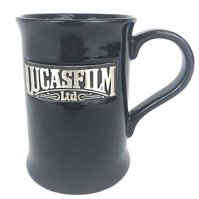 Disney Lucasfilm Ltd Mug Black with Silver Metal Plate Logo