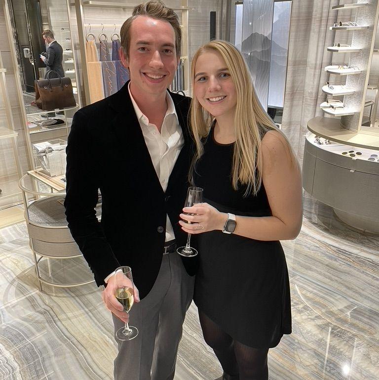 The first time Mackenzie realized that Grant is a little crazy and we went to the Armani grand opening