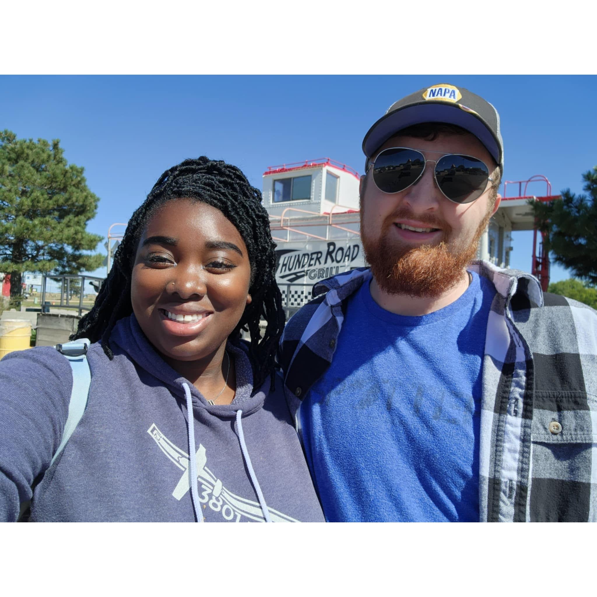 At Thunder Road Grille, Grand Island, Lunch Date