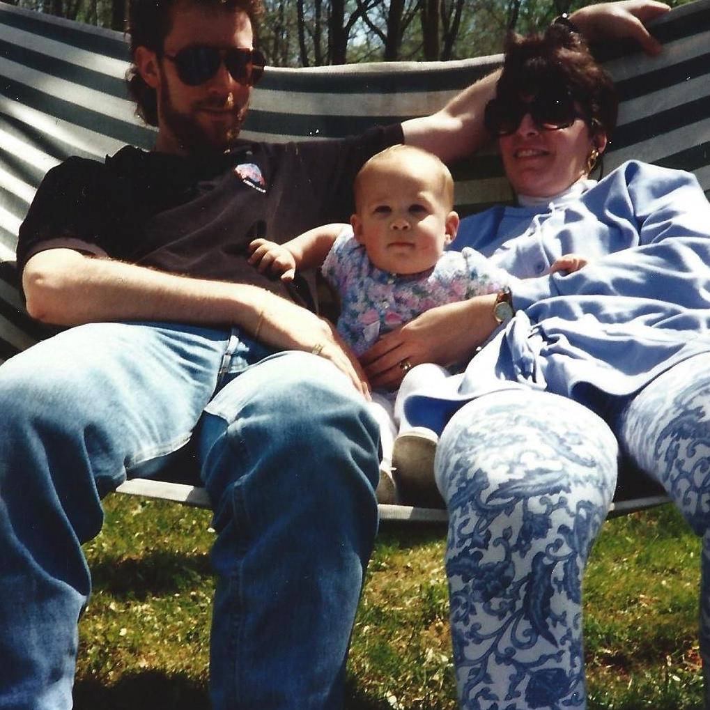 Devon with her parents