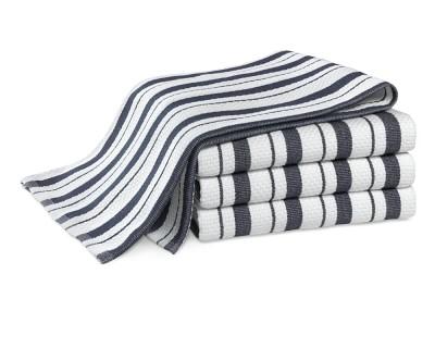 Williams Sonoma Striped Towels, Navy