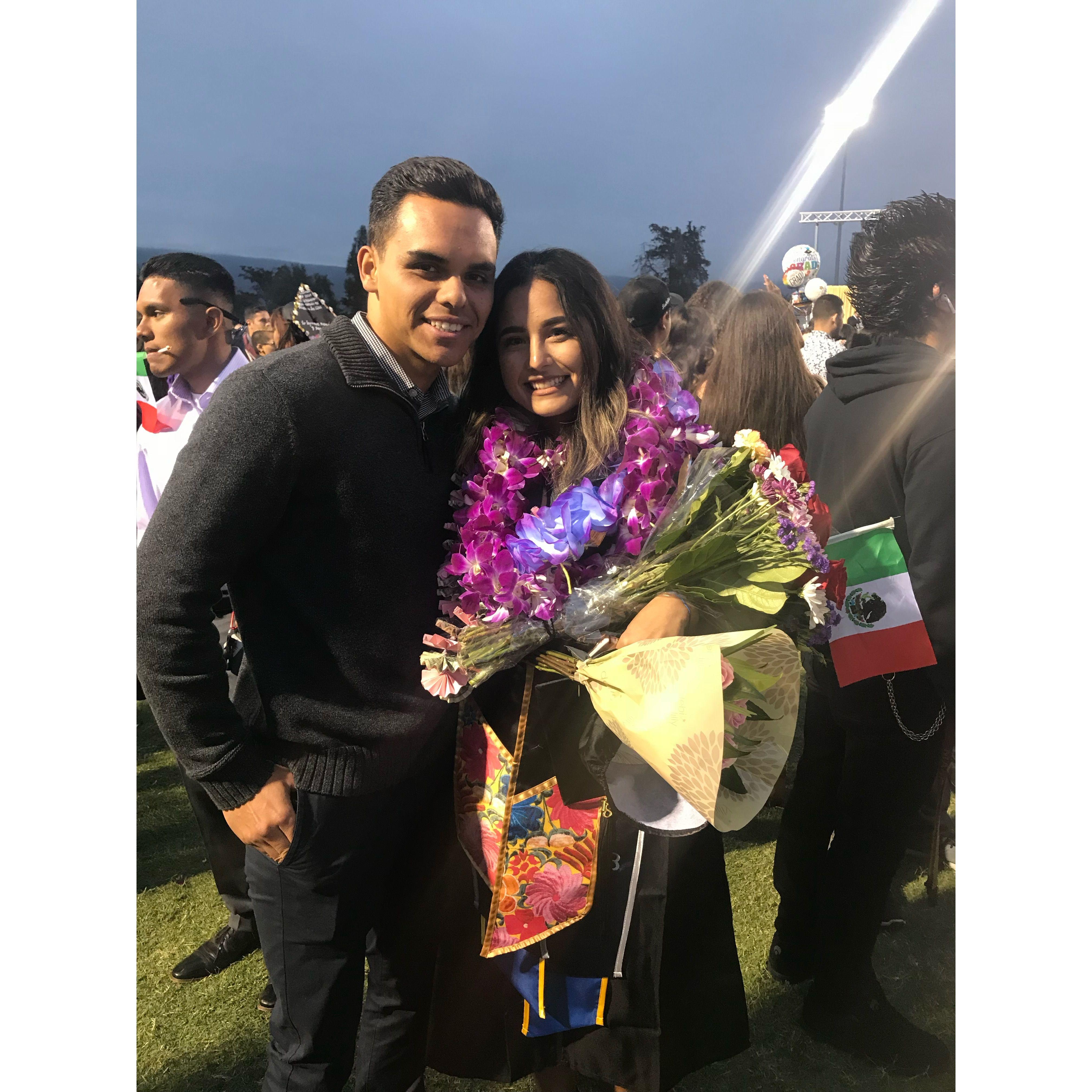 Vanessa's graduation from UCSB in 2018