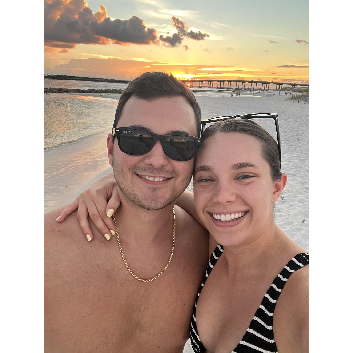 Beach trip before we made living at the beach permanent!