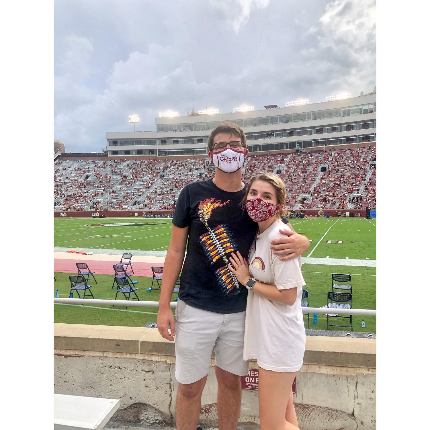 September 12, 2020: The one and only FSU game we got to watch together at Doak