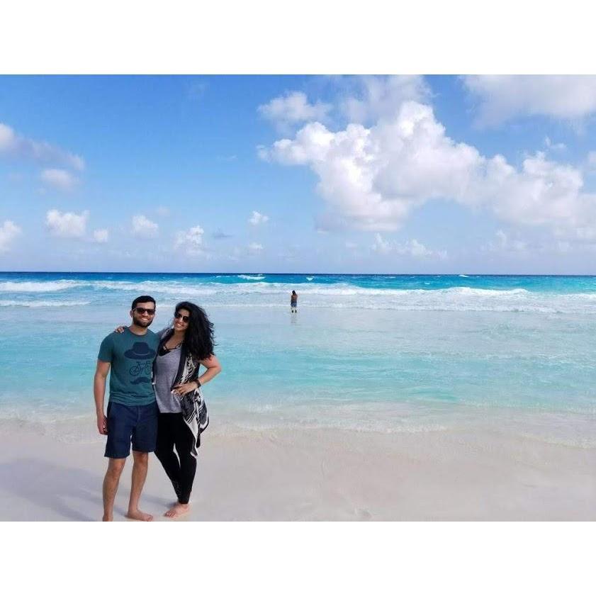 We went to Mexico on a short, but wonderful vacation and soaked up every second of warm weather on the beautiful beaches!