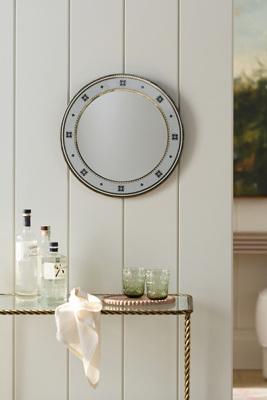The Bistro Tile Round Gallery Wall Mirror