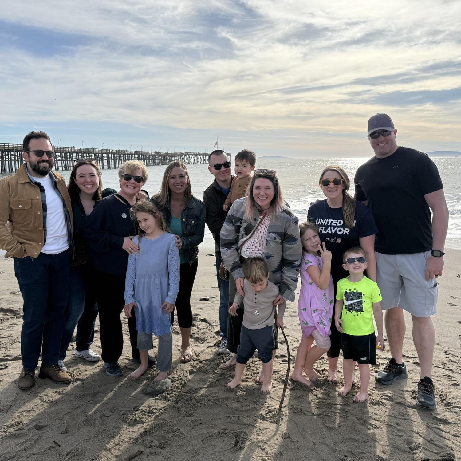 The first time Steven met Megan's cousins Kerri and Amy (+their families!)