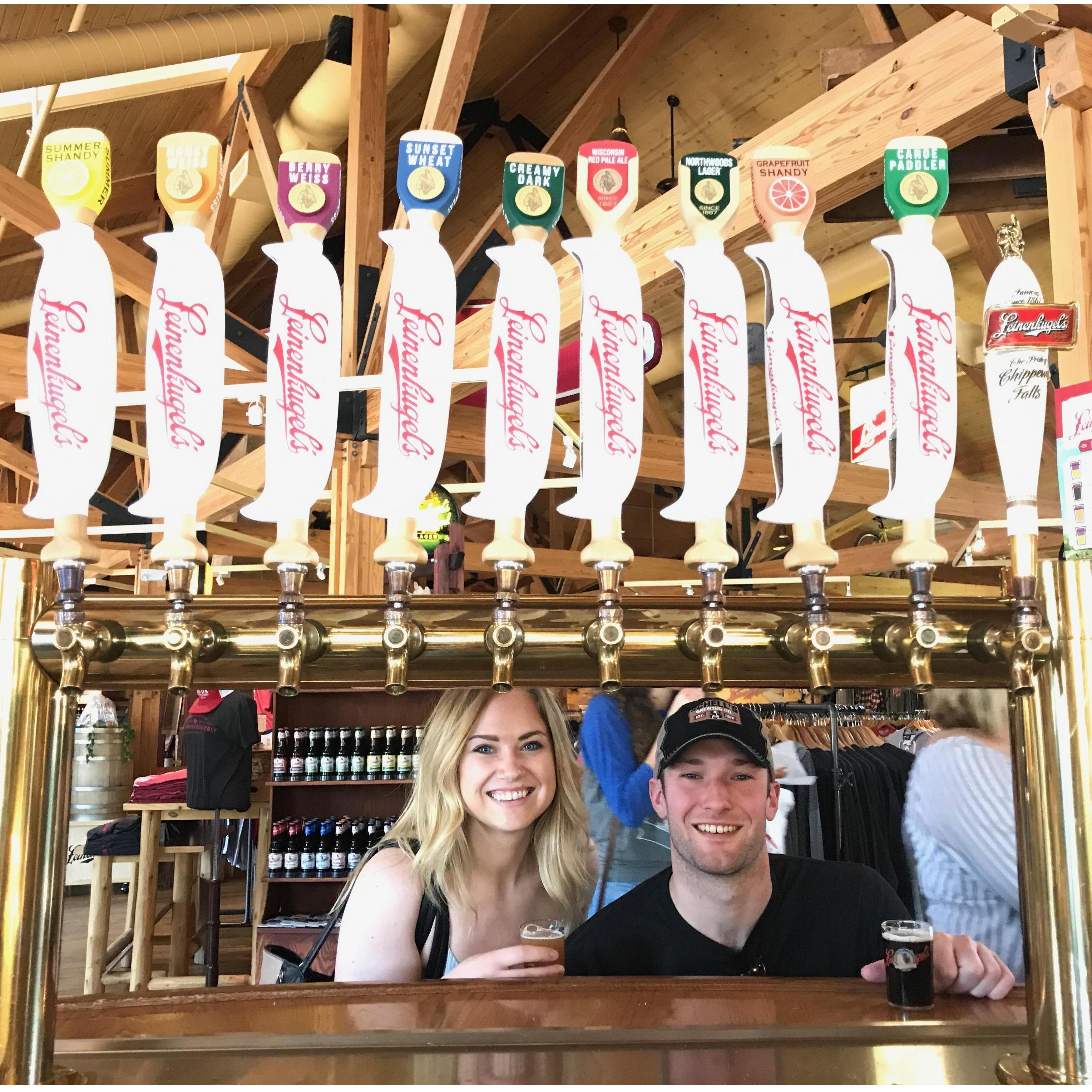 Weekend in Eau Claire together had to involve a stop at Leine's!