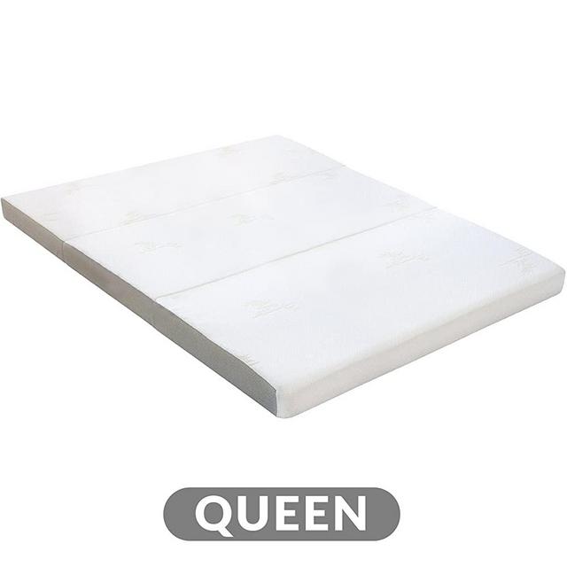 Milliard Tri Folding Mattress with Washable Cover - Queen (78 inches x 58 inches x 4 inches)