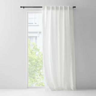 European Flax Certified Linen Window Curtain Panel