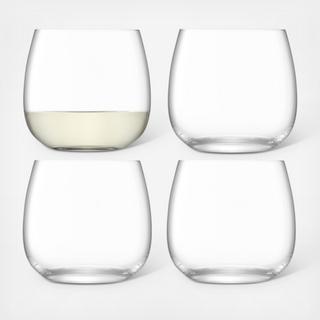 Borough Stemless Glass, Set of 4