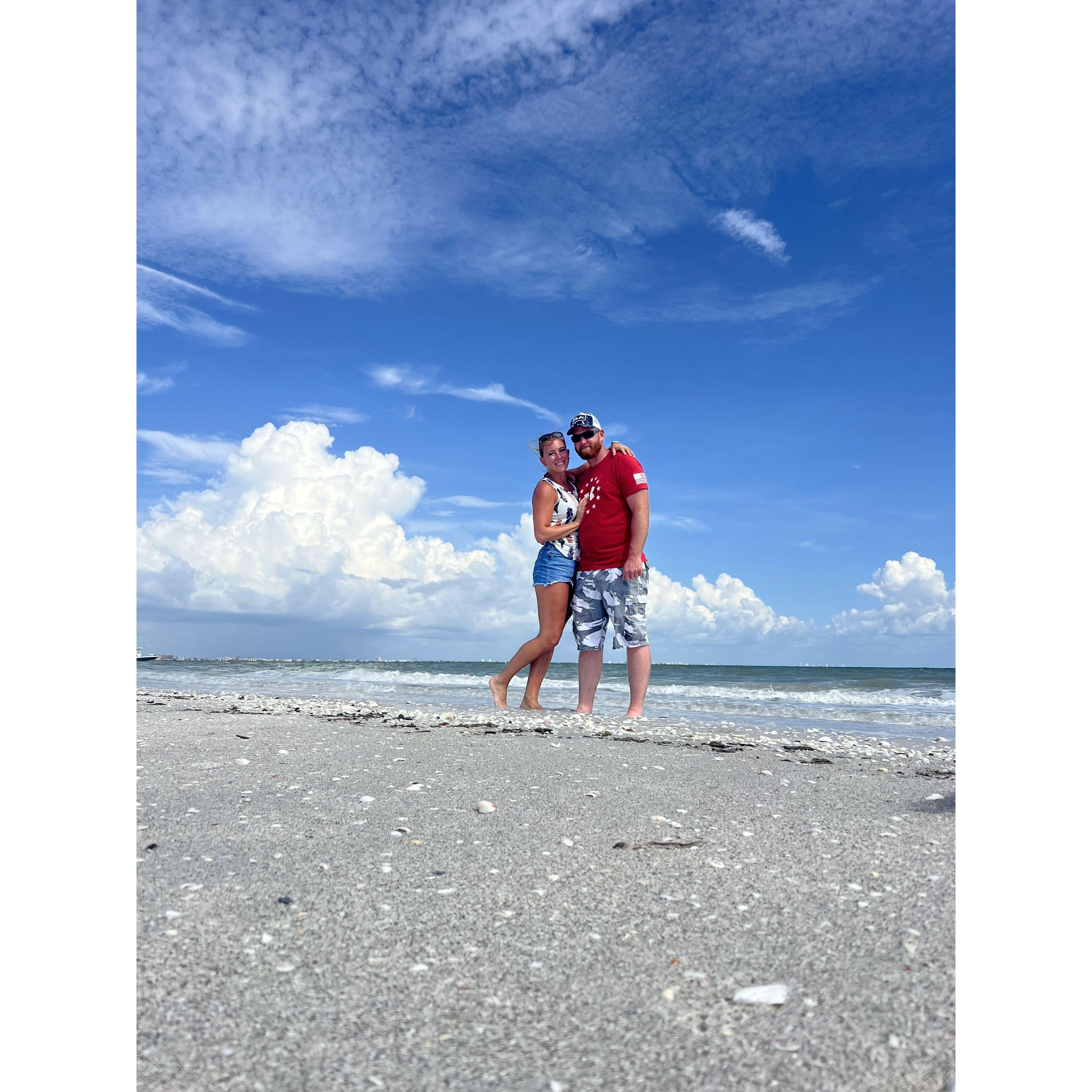 He asked, I said Yes! on Sanibel Island, Florida Sept 8, 2024