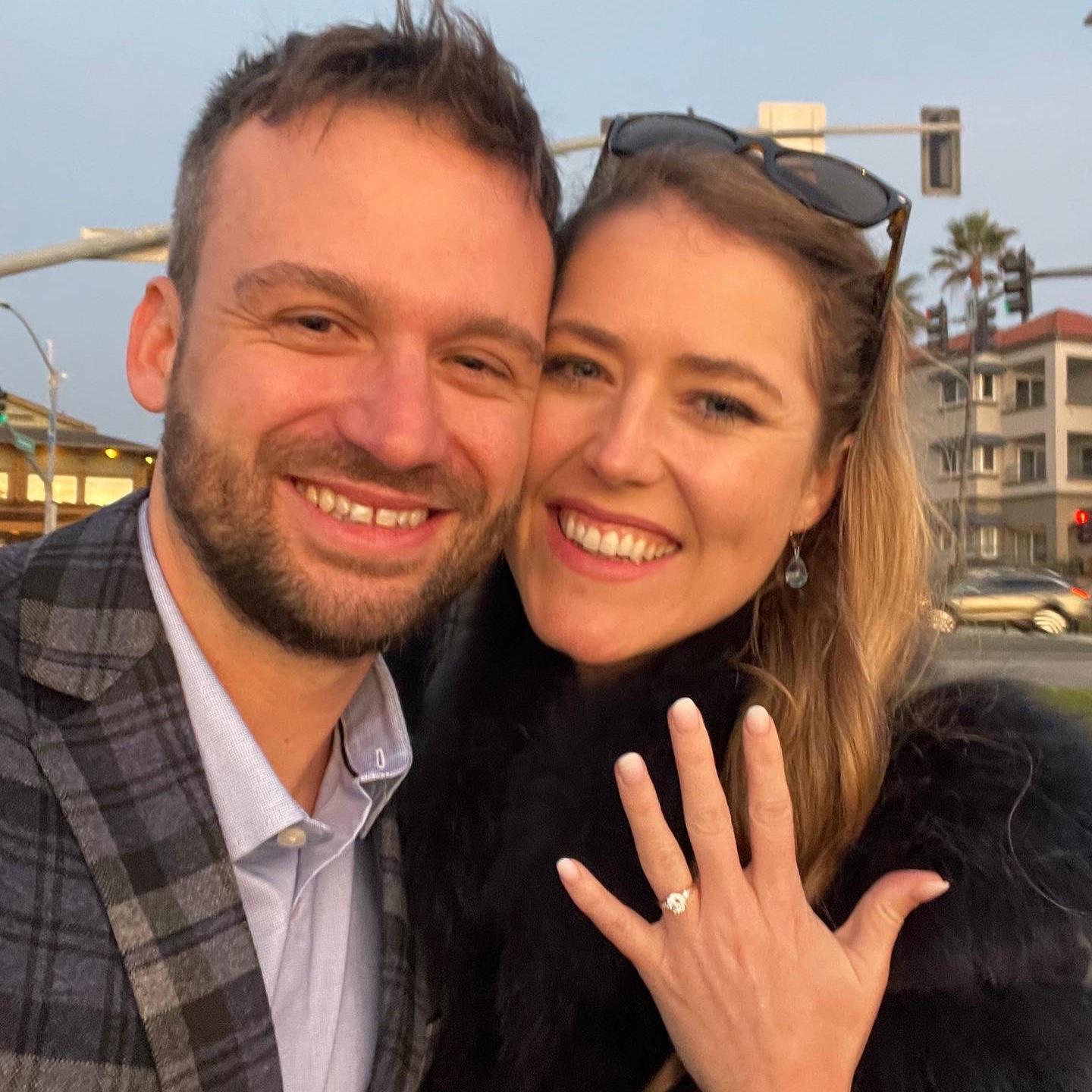 The moment we got engaged January 11, 2023