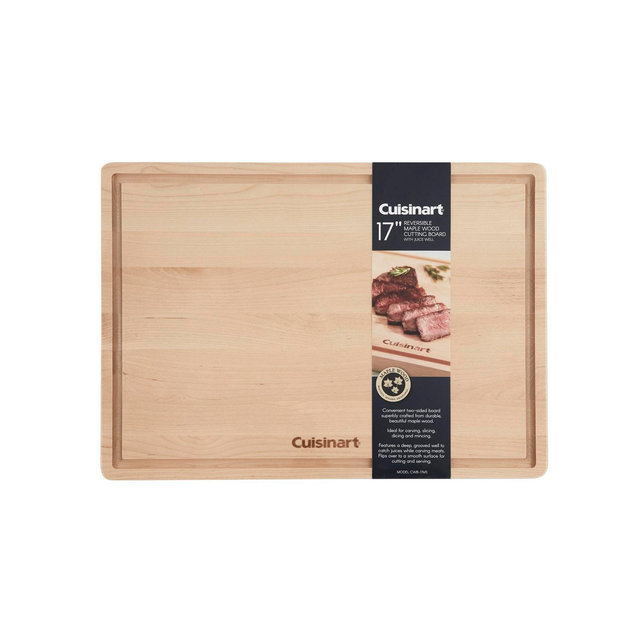 Cuisinart 17" Reversible Maple Wood Cutting
